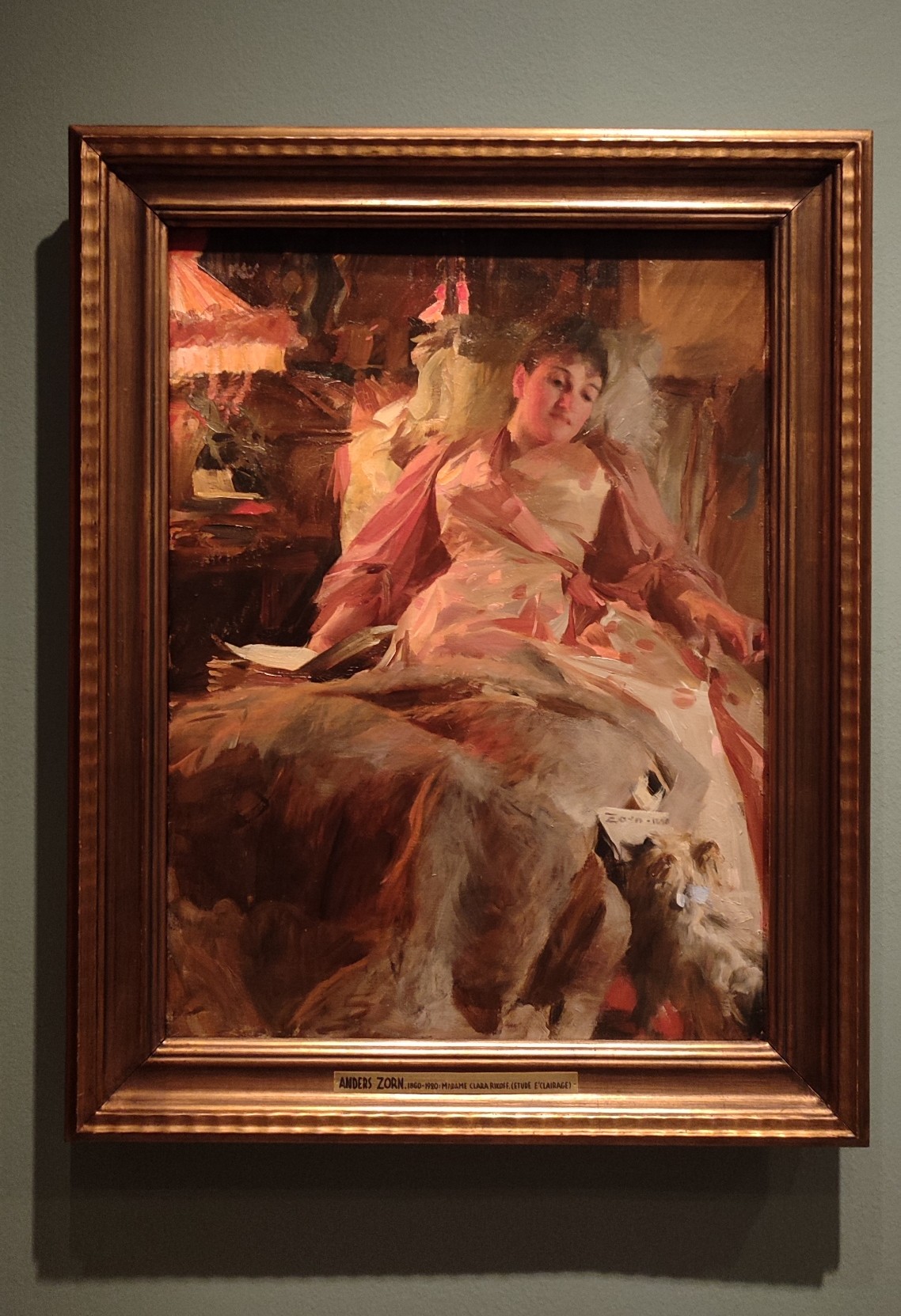 Estudio de luz de óleo